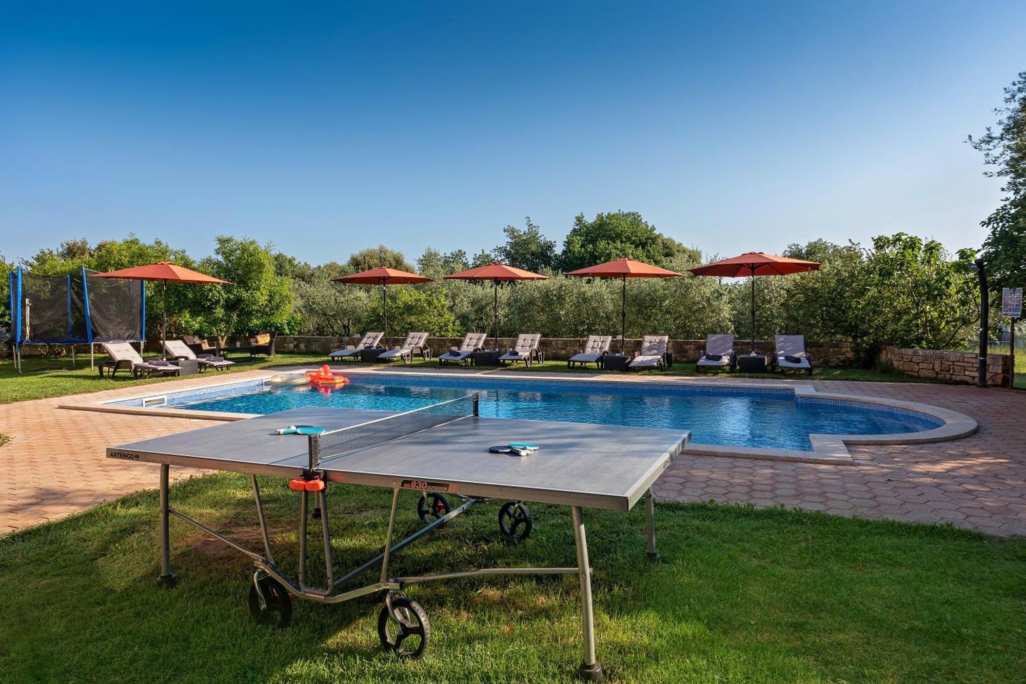 Guesthouse "Barboska" - Big Outdoor Swimming Pool & Private Tennis Court Воднян Екстер'єр фото